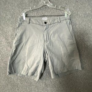 Lululemon Men’s Size 34 Gray Cotton Blend Commission Shorts